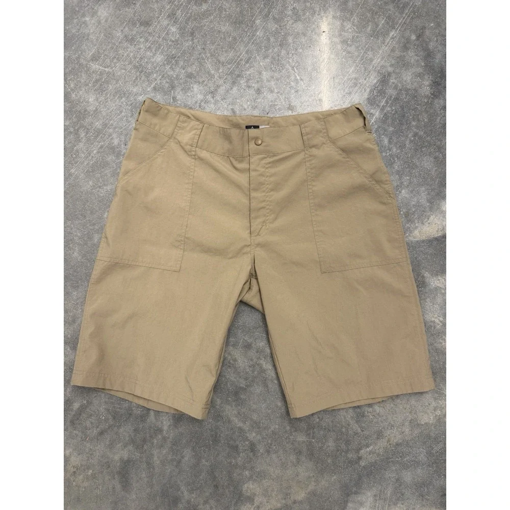 Nike ACG Equipment Shorts Mens 36x11 Brown Tan Hiking Trail Cargo Pocket